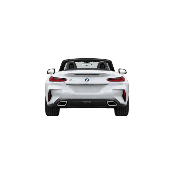 silver 2019 BMW Z4 rear view