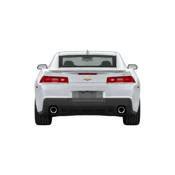 silver 2015 Chevrolet Camaro Coupe rear view