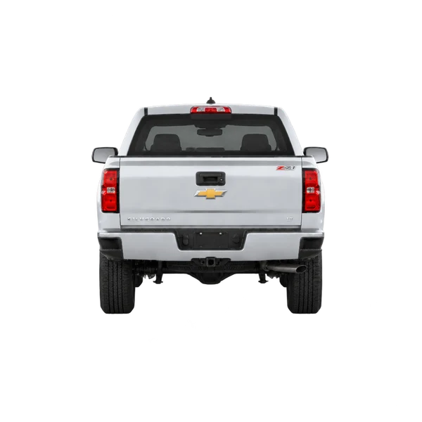 silver 2018 Chevrolet Silverado 1500 rear view