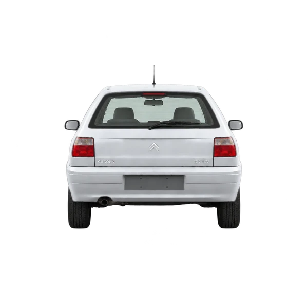 silver 1995 Citroën ZX 16V rear view