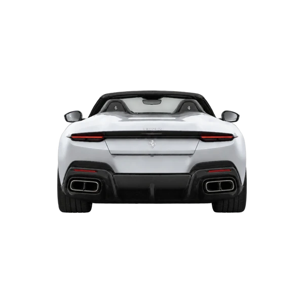 silver 2026 Ferrari 12Cilindri Spider rear view