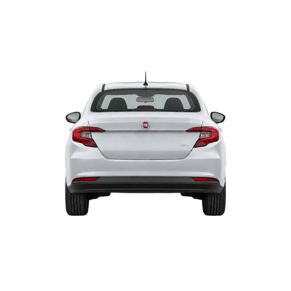 silver 2019 Fiat Tipo rear view