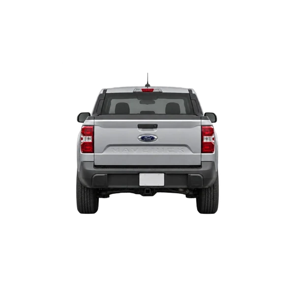 silver 2027 Ford Maverick rear view