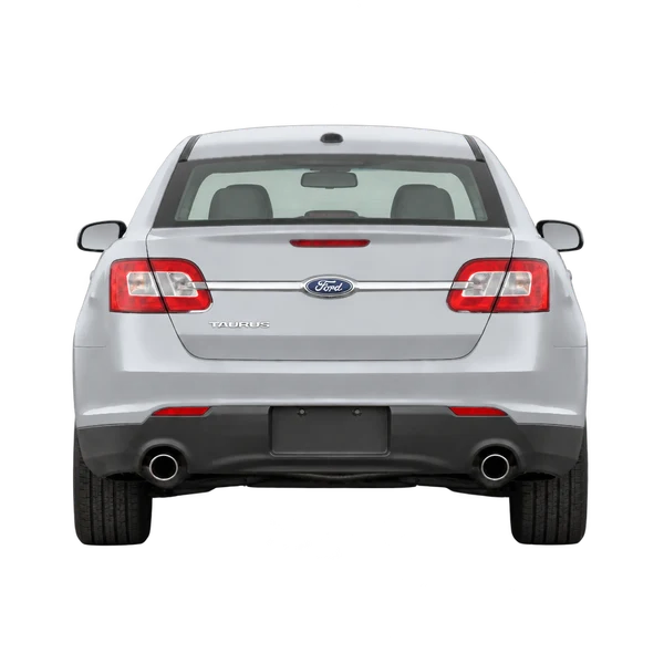 silver 2013 Ford Taurus rear view