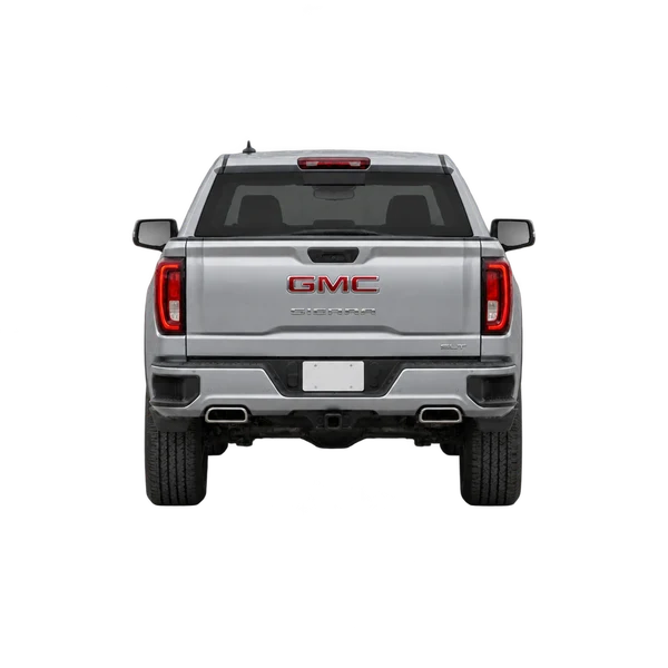 silver 2024 GMC Sierra 1500 rear view