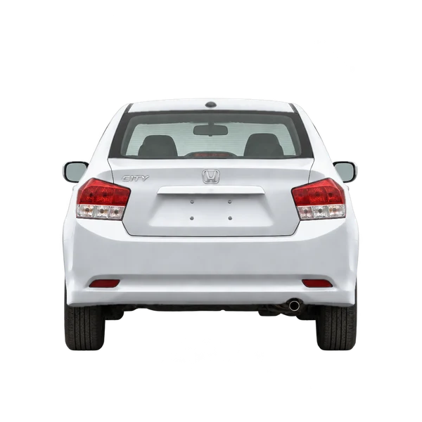 silver 2011 Honda City rear view