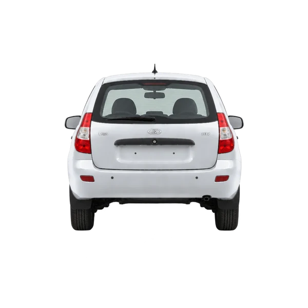 silver 2012 Lada 1117 rear view
