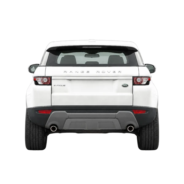 white 2014 Land Rover Range Rover Evoque rear view