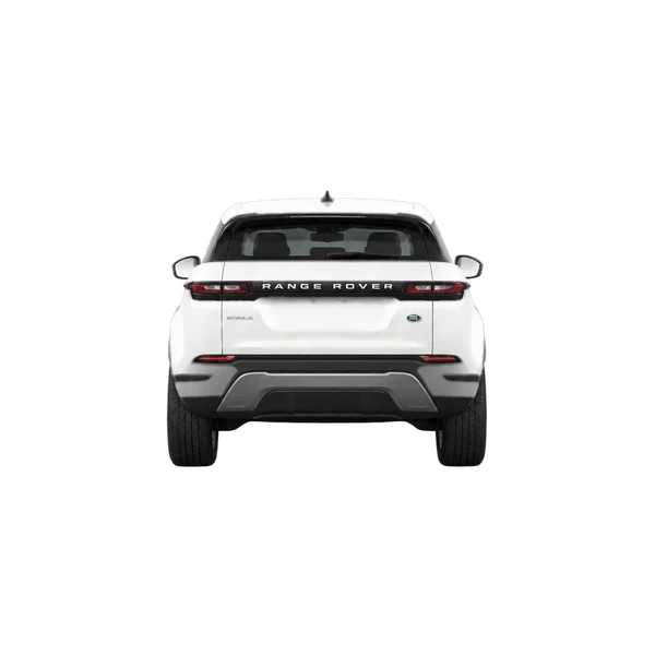 white 2022 Land Rover Range Rover Evoque rear view