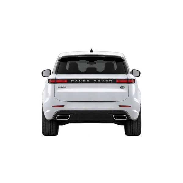 silver 2025 Land Rover Range Rover Sport rear view