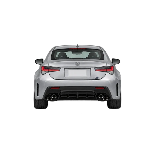 silver 2023 Lexus RC F rear view