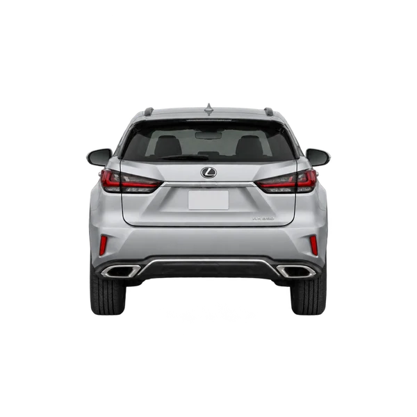 silver 2023 Lexus RX 350 rear view