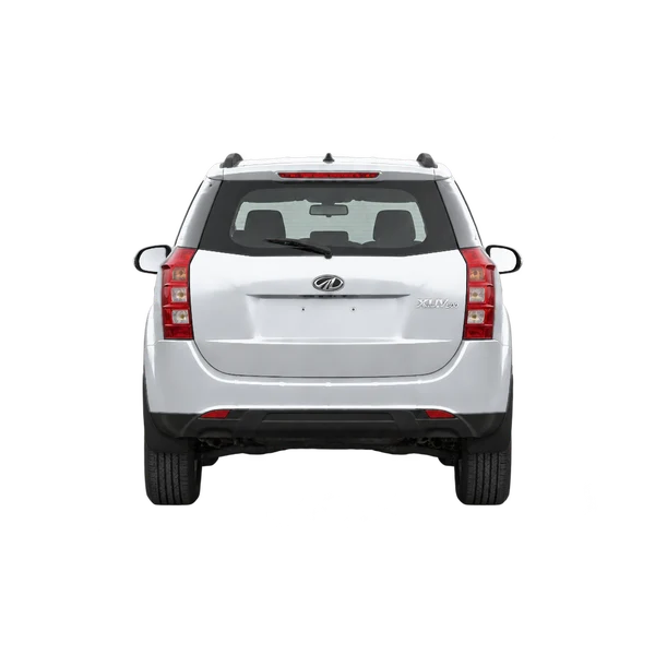 silver 2018 Mahindra XUV 500 rear view