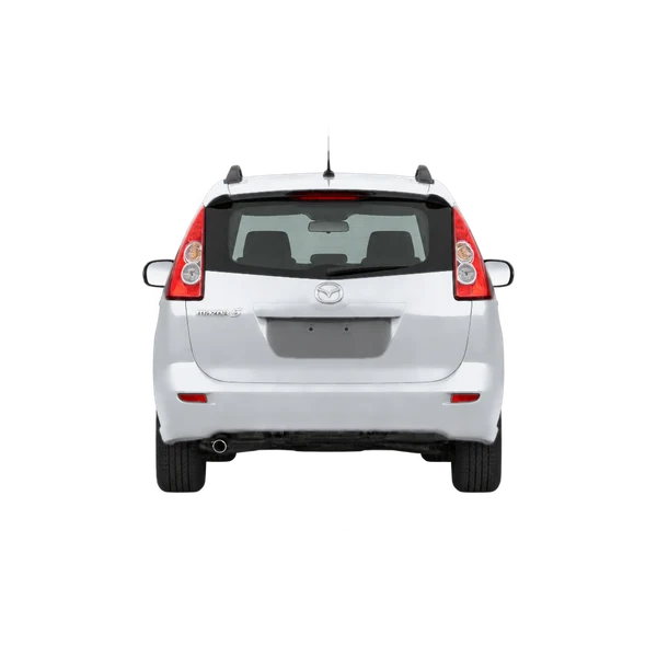 silver 2008 Mazda 5 rear view