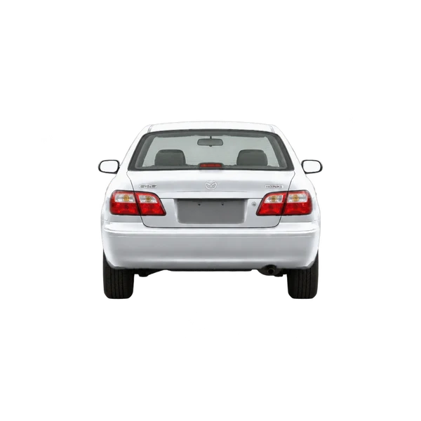 silver 1998 Mazda 626 rear view
