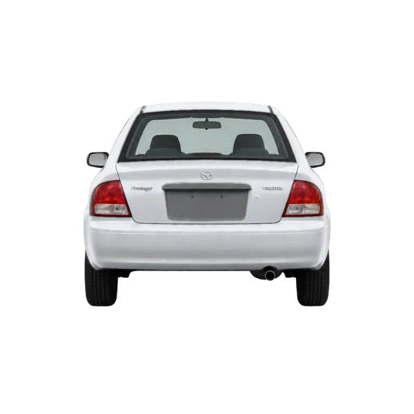 silver 1998 Mazda Protege rear view