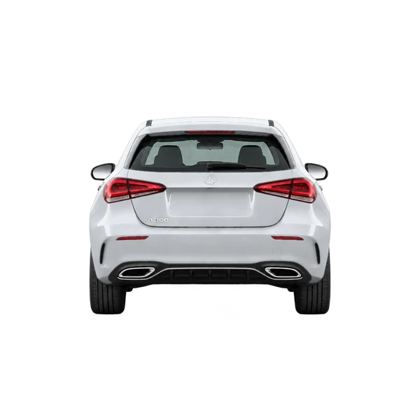 silver 2019 Mercedes-Benz A-Class rear view