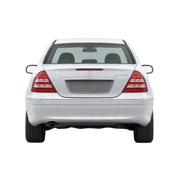 silver 2004 Mercedes-Benz C 200 Kompressor rear view