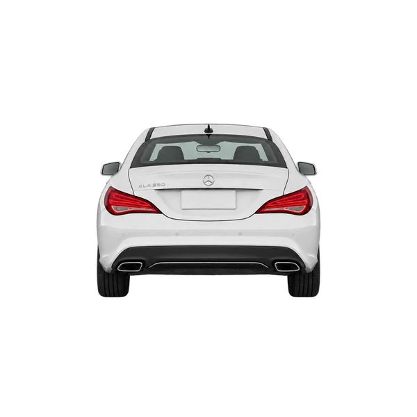 white 2017 Mercedes-Benz CLA rear view