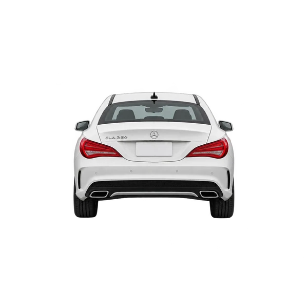 white 2013 Mercedes-Benz CLA-Class rear view