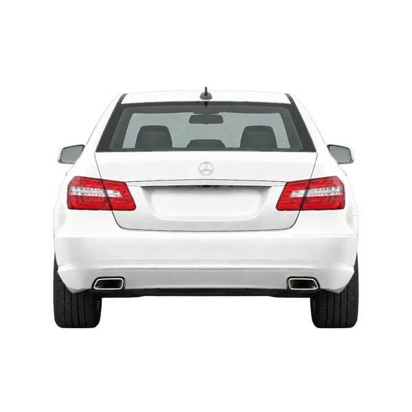 white 2014 Mercedes-Benz E-Class rear view