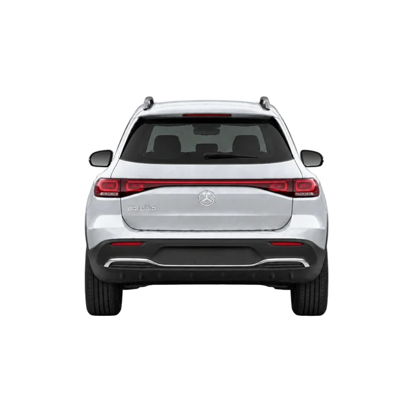 silver 2022 Mercedes-Benz EQB rear view