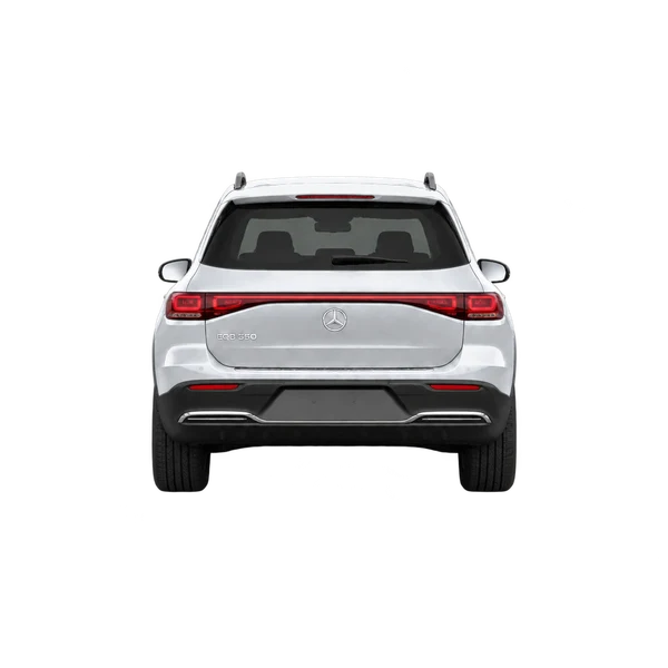 silver 2023 Mercedes-Benz EQB rear view
