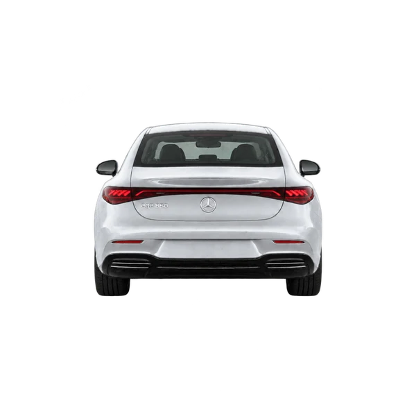 silver 2022 Mercedes-Benz EQE rear view