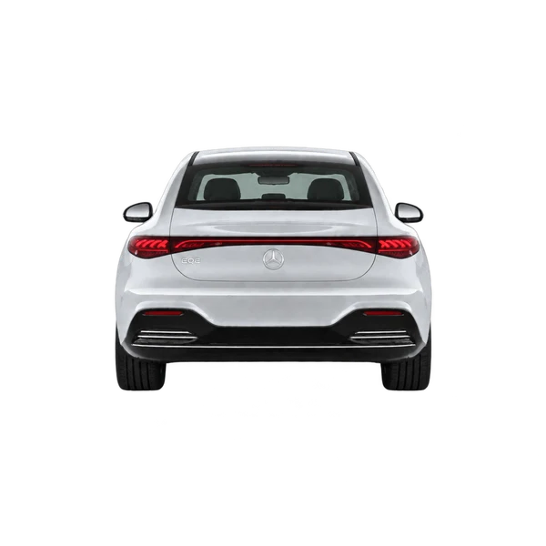 silver 2023 Mercedes-Benz EQE rear view