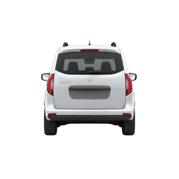 silver 2023 Mercedes-Benz EQT rear view