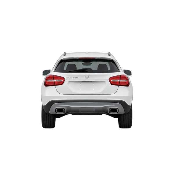 white 2014 Mercedes-Benz GLA rear view