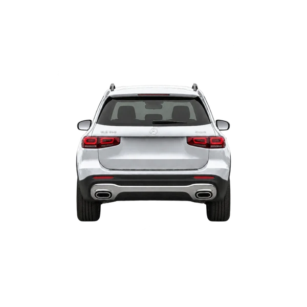 silver 2022 Mercedes-Benz GLB rear view