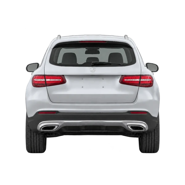 silver 2019 Mercedes-Benz GLC-Klasse rear view