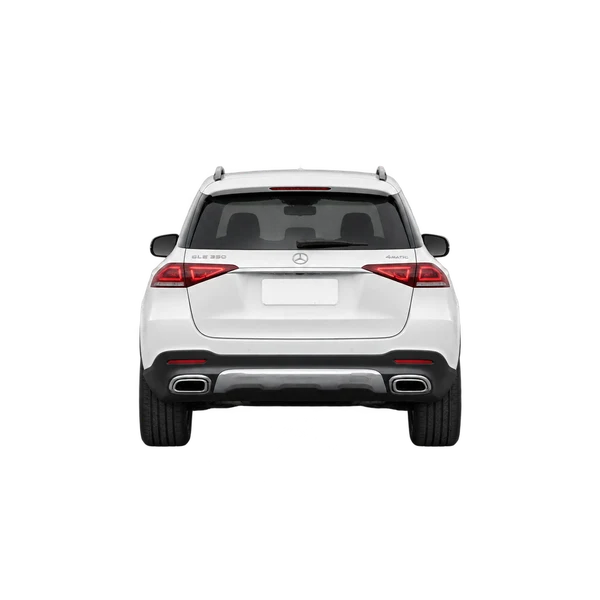 white 2022 Mercedes-Benz GLE rear view