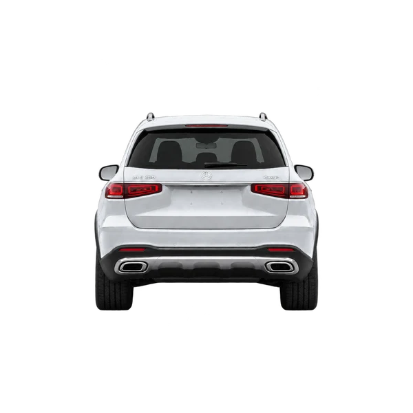 silver 2027 Mercedes-Benz GLS-Class rear view