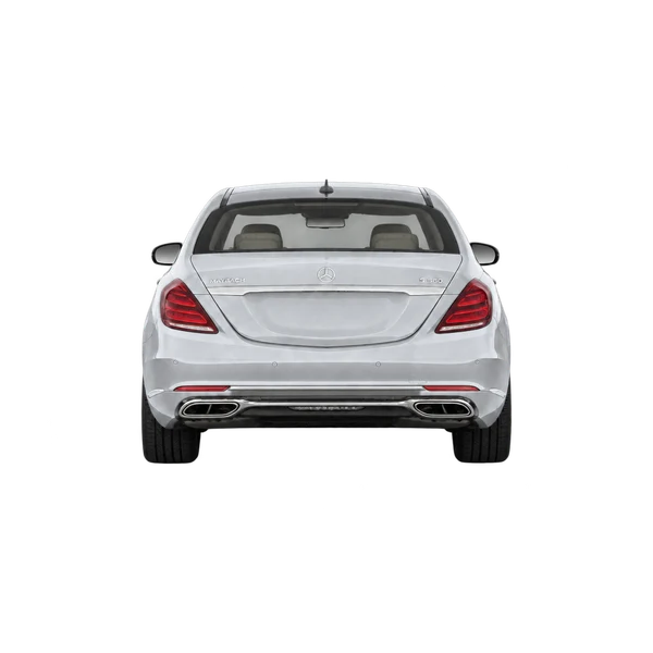 silver 2020 Mercedes-Benz Maybach S-Class rear view