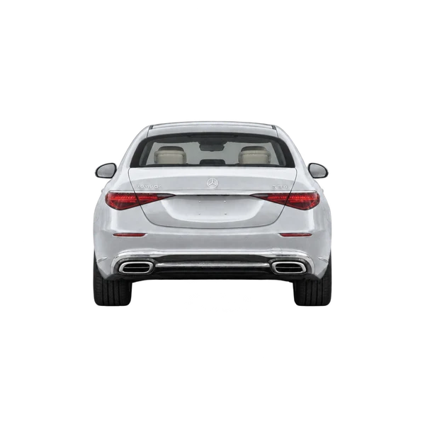 silver 2023 Mercedes-Benz Maybach S-Class rear view