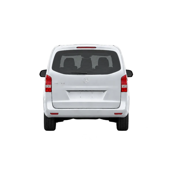 silver 2025 Mercedes-Benz Metris rear view