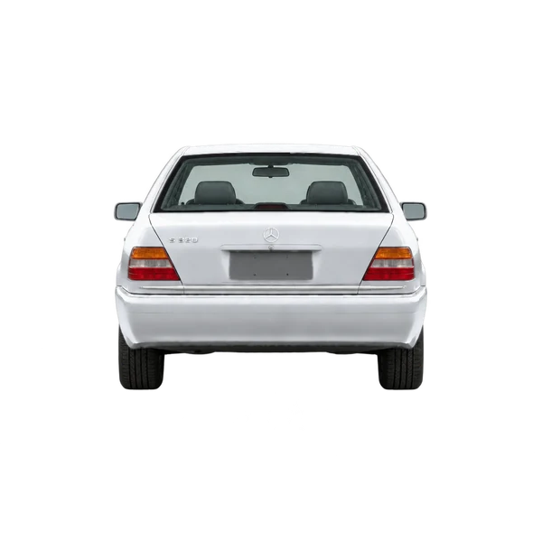 silver 1994 Mercedes-Benz S rear view