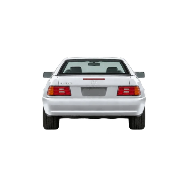 silver 1992 Mercedes-Benz SL rear view