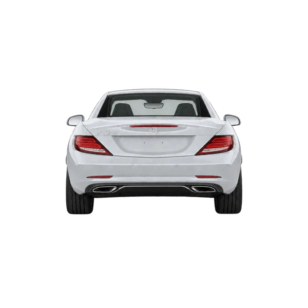 silver 2019 Mercedes-Benz SLC rear view