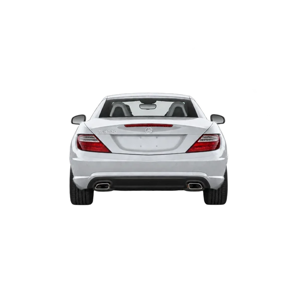 silver 2016 Mercedes-Benz SLK rear view