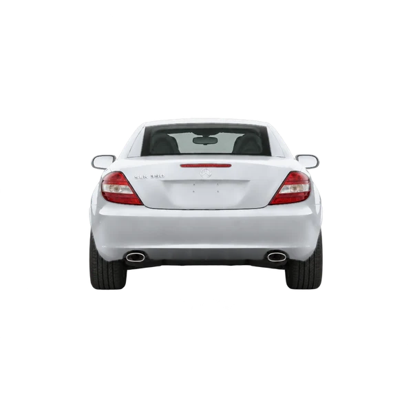 silver 2007 Mercedes-Benz SLK-Class rear view