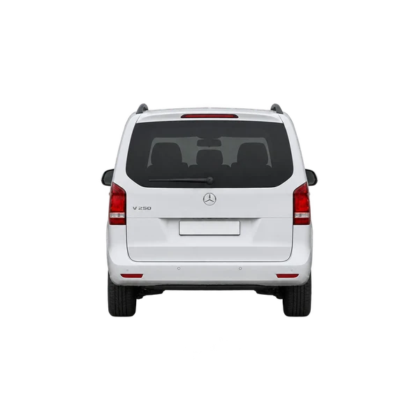 white 2022 Mercedes-Benz V-Klasse rear view