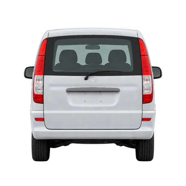 silver 2009 Mercedes-Benz Vito rear view