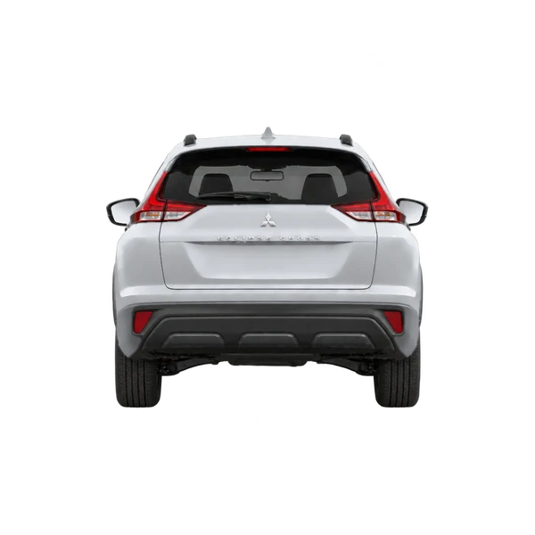 silver 2025 Mitsubishi Eclipse Cross rear view