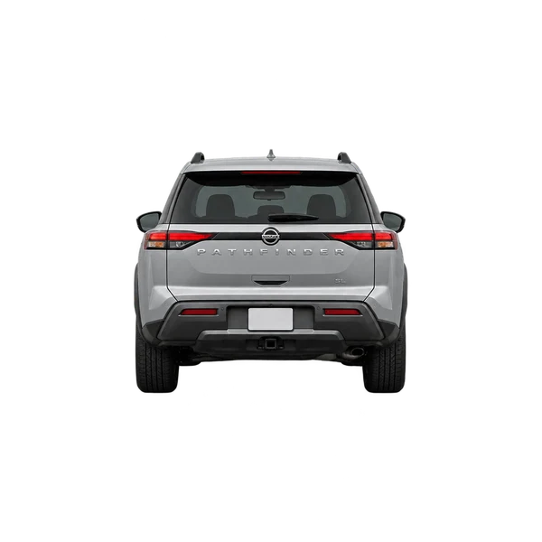 silver 2022 Nissan Pathfinder rear view