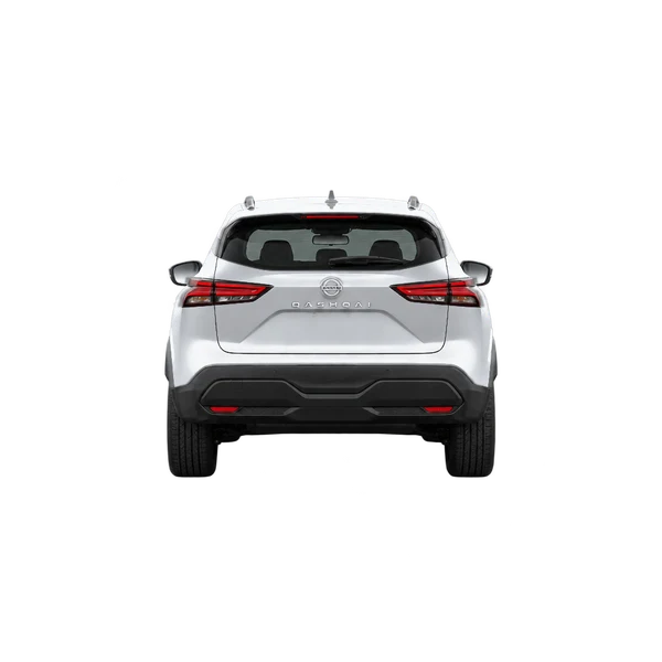 silver 2024 Nissan Qashqai rear view