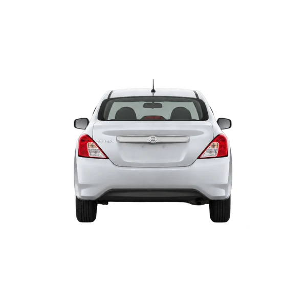 silver 2018 Nissan Versa rear view