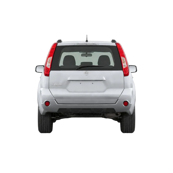 silver 2008 Nissan X-Trail rear view